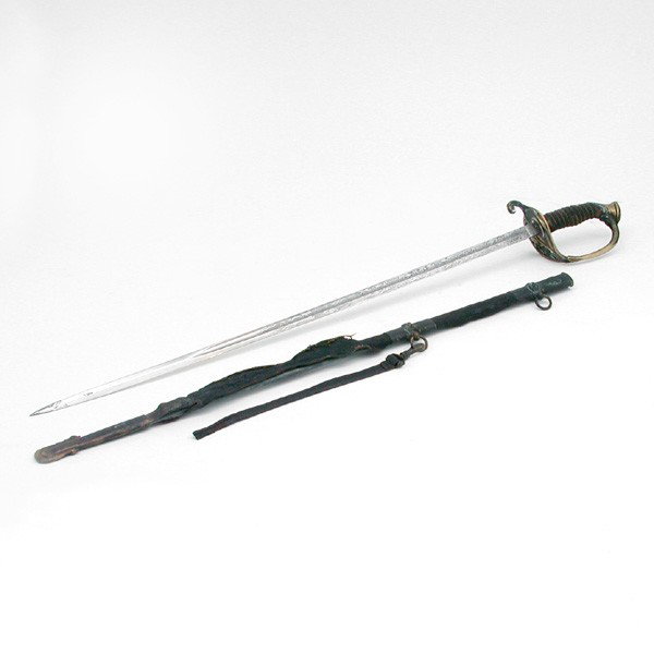 U.S. Coast Guard Presentation Sword: SWORD. United States Coast Guard presentation sword, marked "U.S.C.G. Joseph A. Kerrins" (Rear Admiral Joseph A. Kerrins, USCG, Commander of the Eighth Coast Guard District) 36" l. In good condition, 
