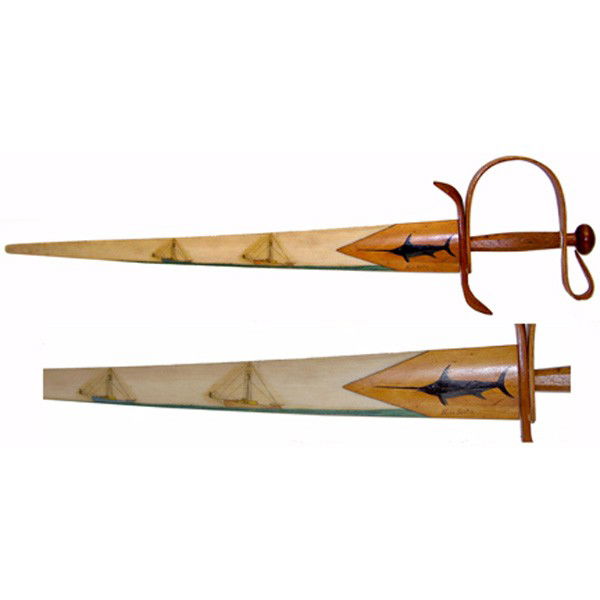 355 Sword made from a swordfish bill