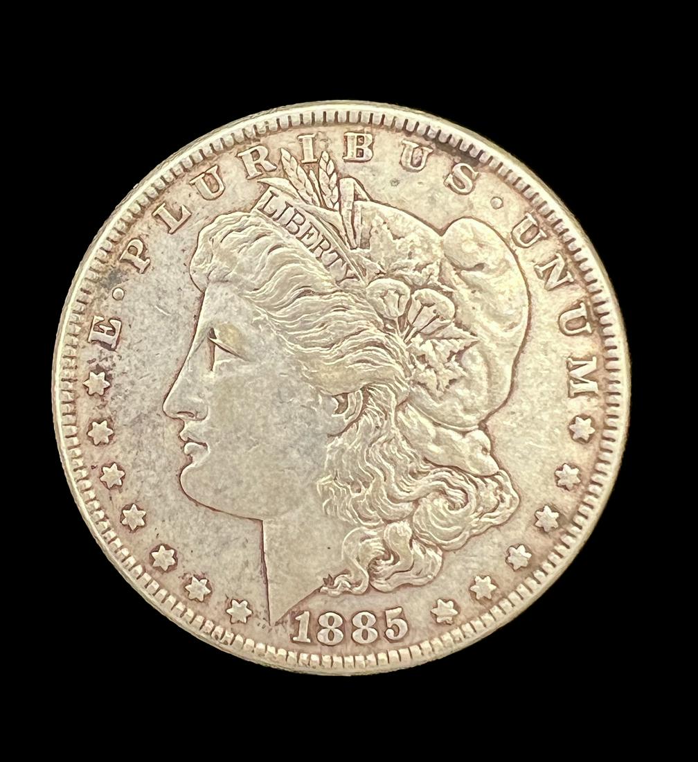 1885-P Morgan Silver Dollar: 1885-P Morgan Silver Dollar. Not graded, please see photos.