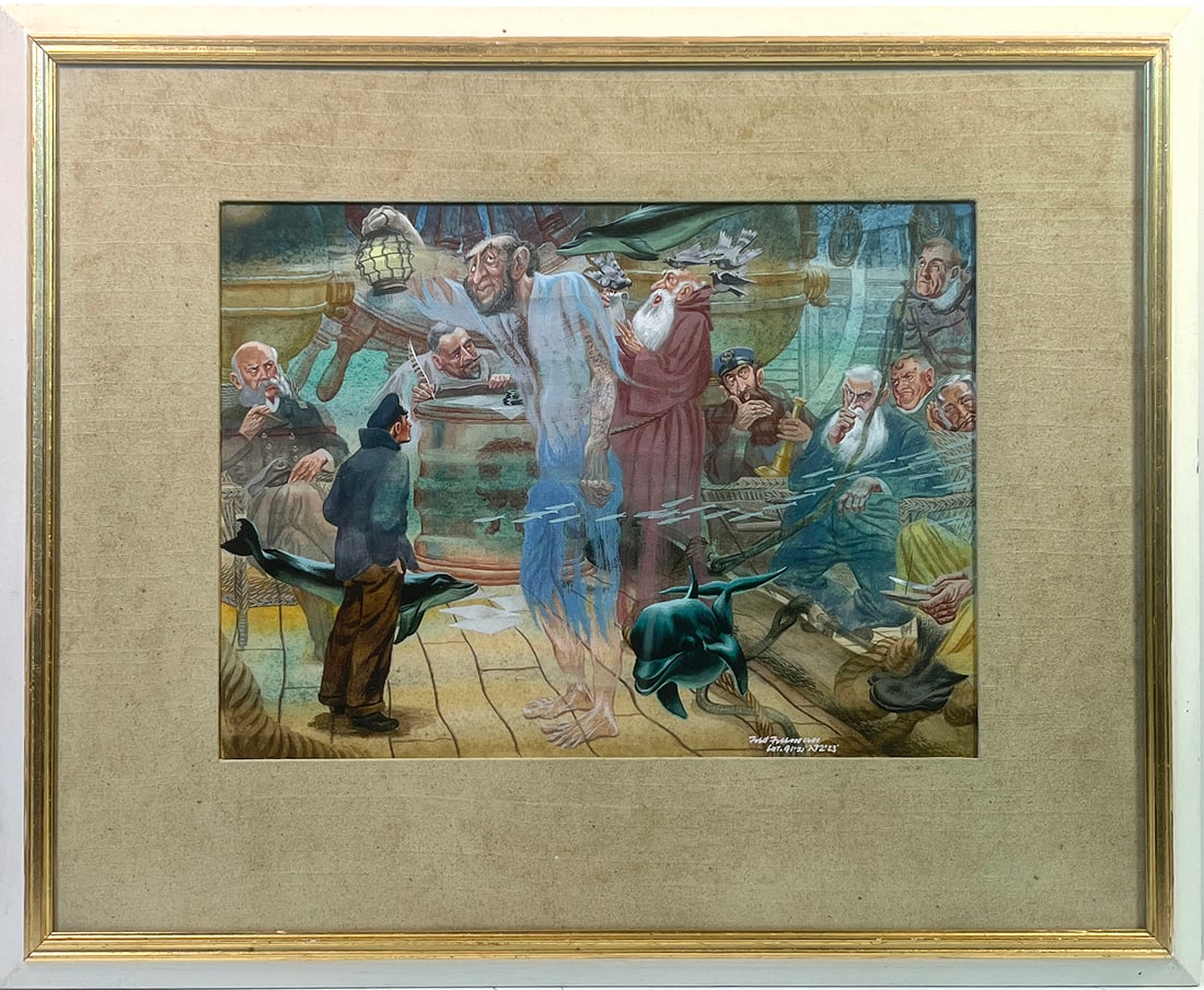 Book Illustration For A Captain Qualifies by Jacland Marmur (1 of 5)