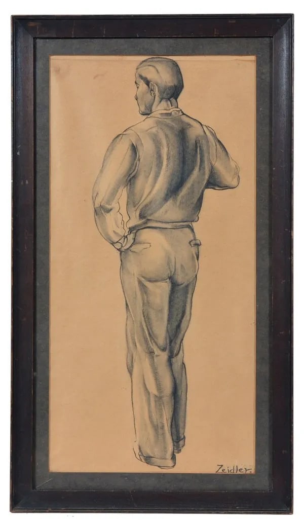 Phylllis Zydler, drawing, "Study" (1 of 1)