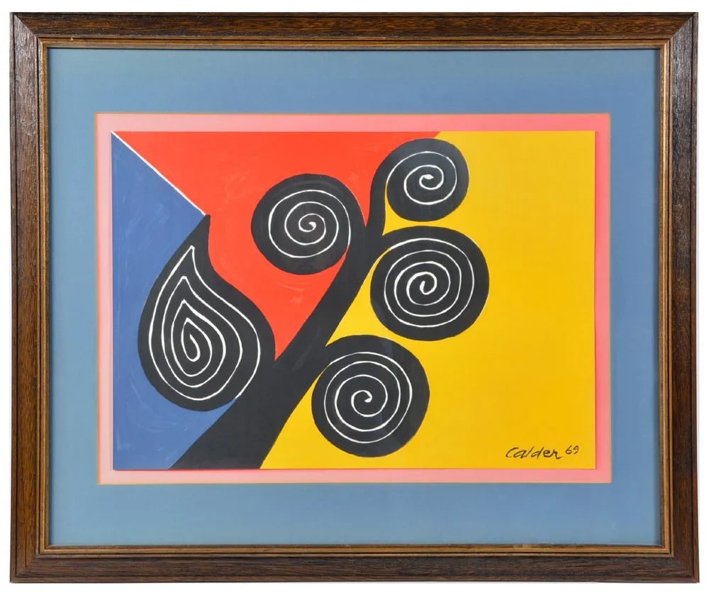 Alexander Calder "Autumn Harvest" Lithograph 1969 (1 of 1)