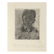 271: P. Cezanne Etching, "Tete de Jeune Femme d'Aix"