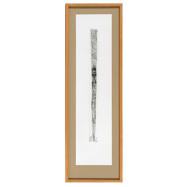 William Wiley Etching, "Digging Implement"