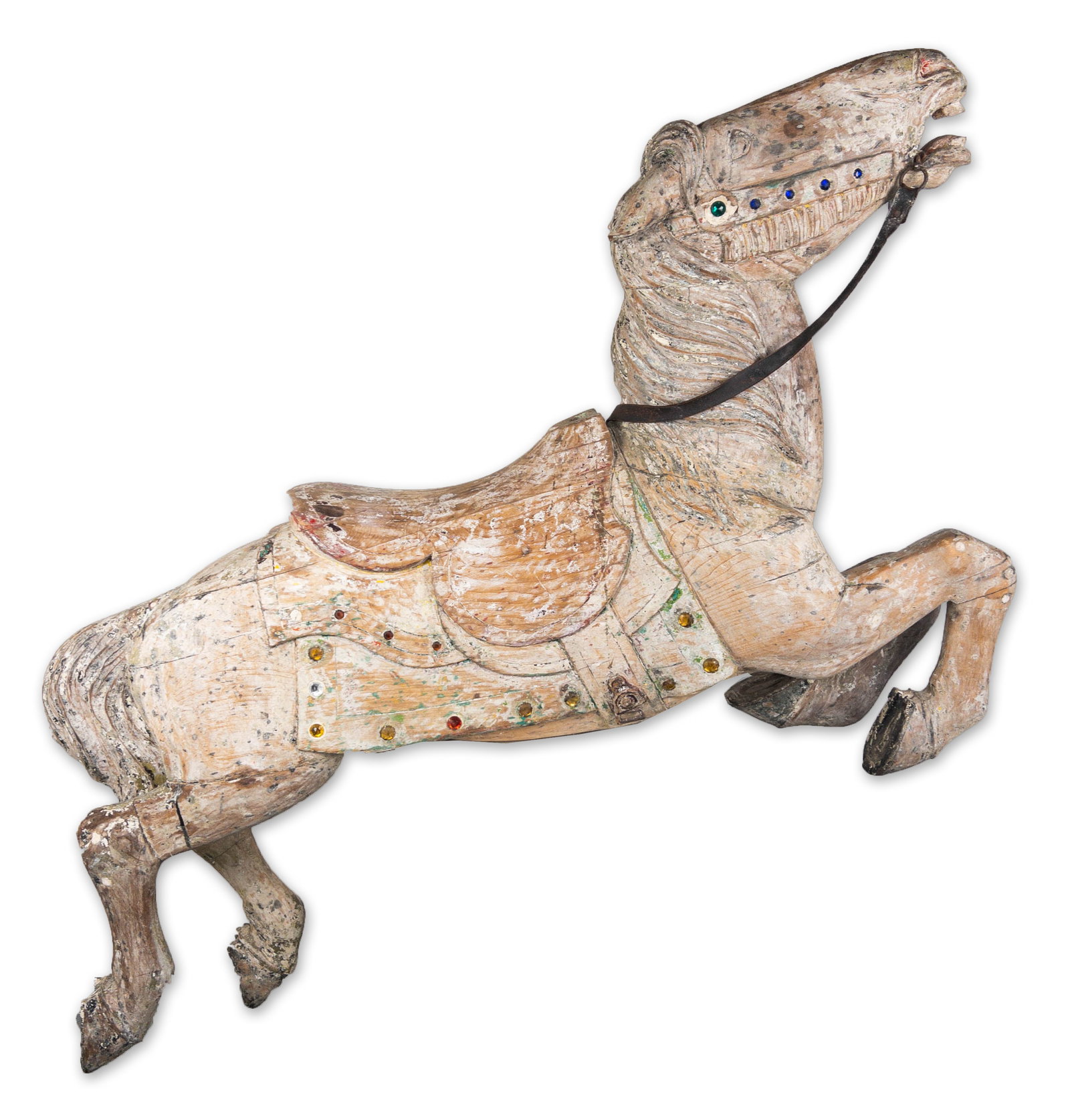 Carved Wood Carousel Horse attrib Allan Herschell Co (1 of 12)