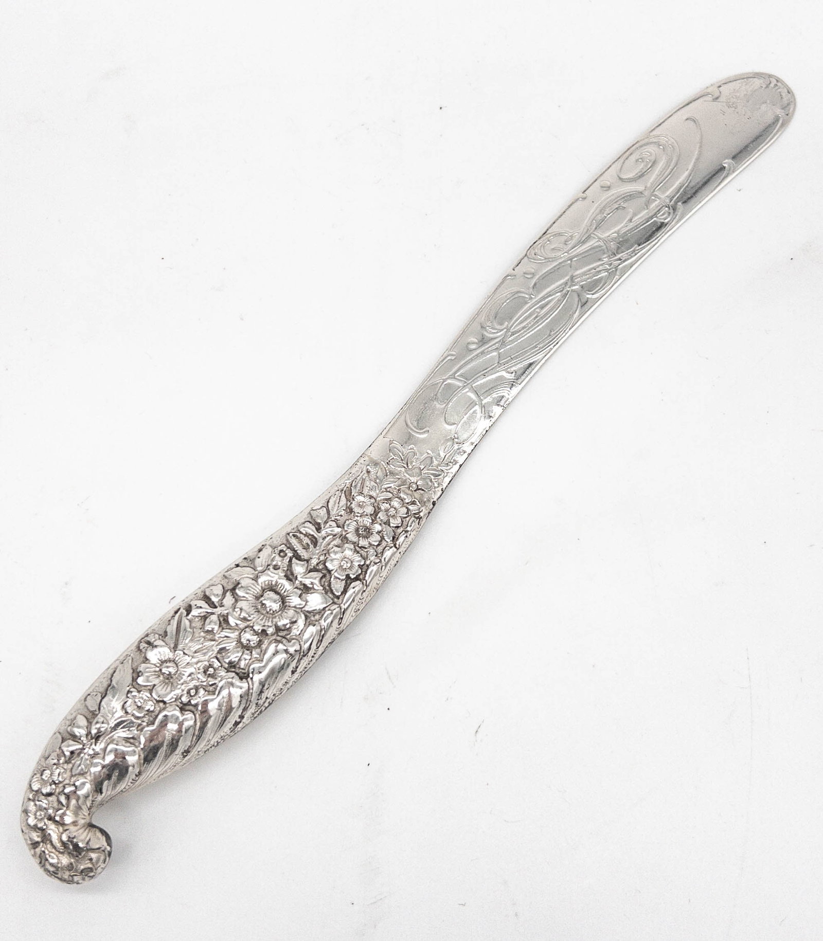 Tiffany & Co. Sterling Silver Repousse Floral Page Turner (1 of 6)