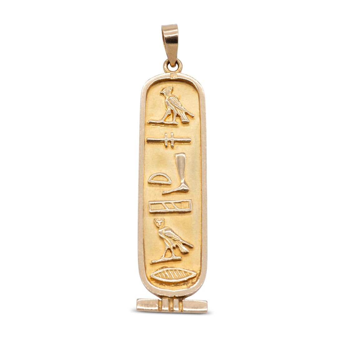 18k Yellow Gold Egyptian Motif Pendant (1 of 2)