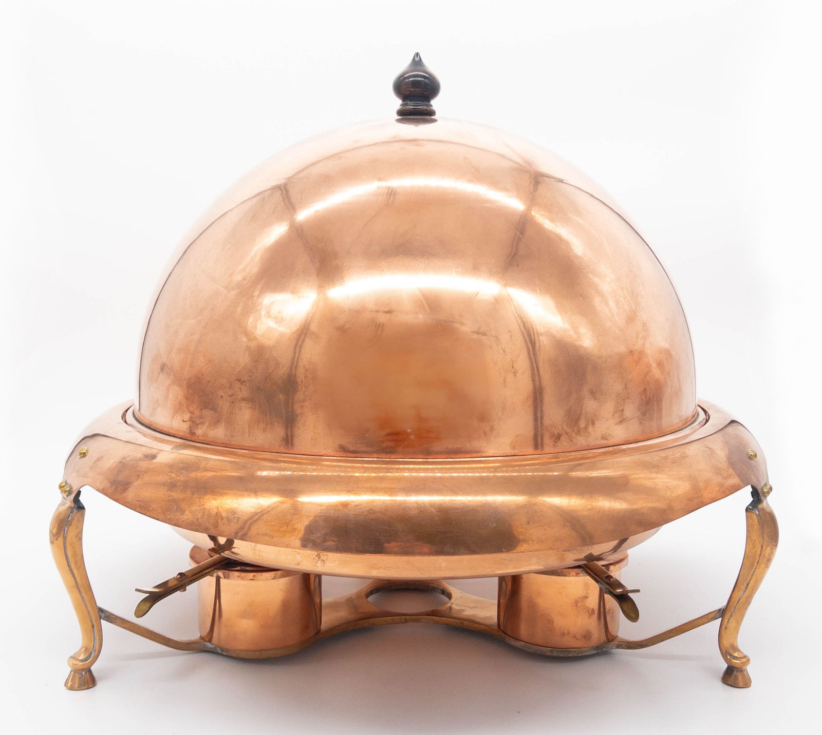 Large French Copper Hotel Chafing Dish (1 of 8)