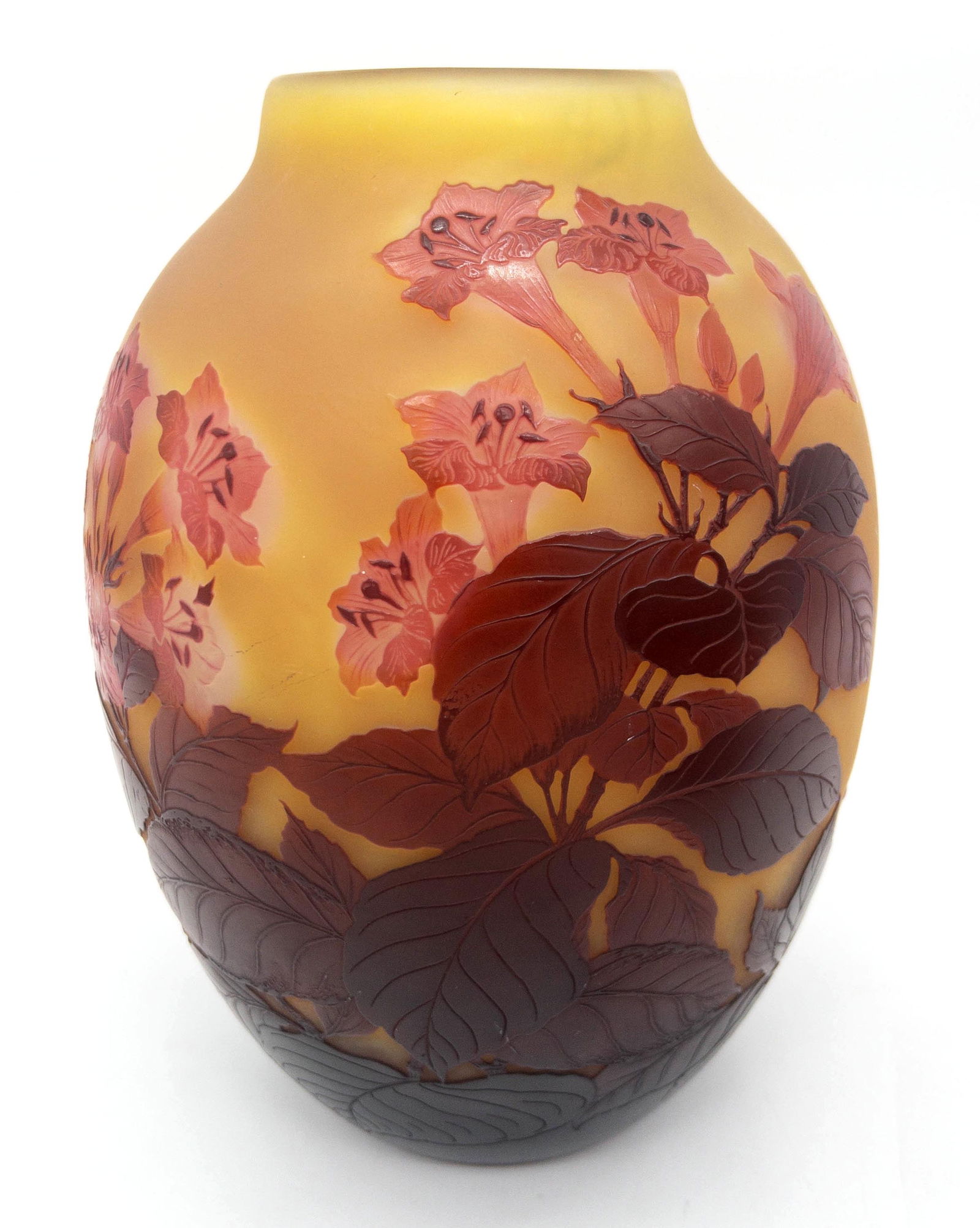 Emile Galle, Vase with trumpet flowers (1 of 9)