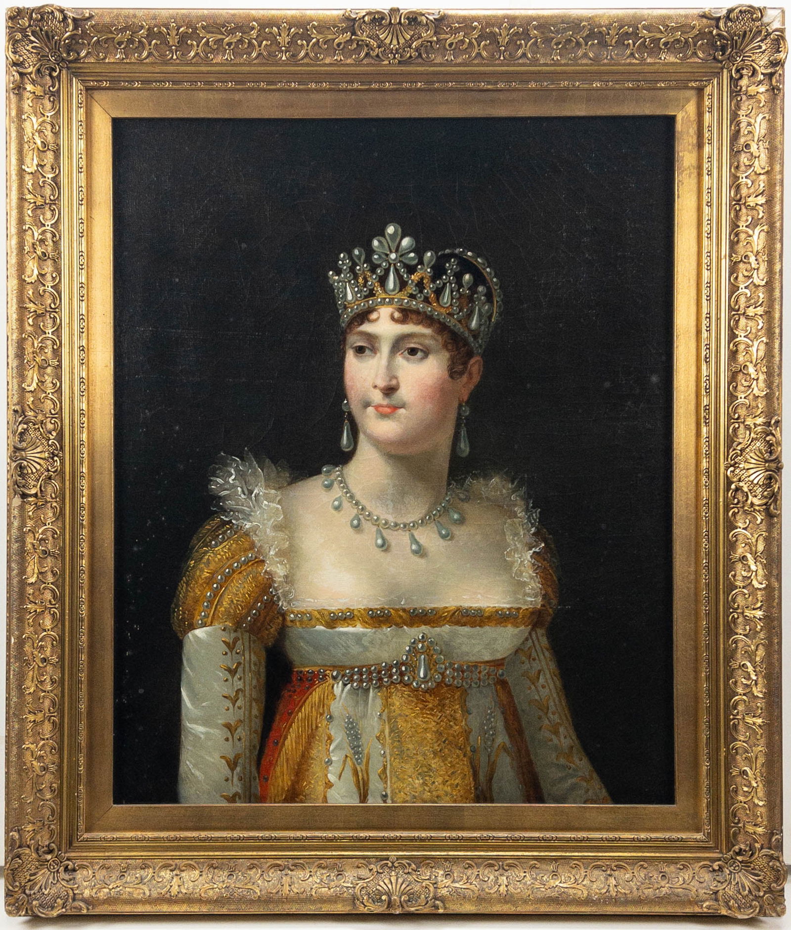 Anonymous, 19th C., Portrait of Josephine, Oil on Canvas (1 of 9)