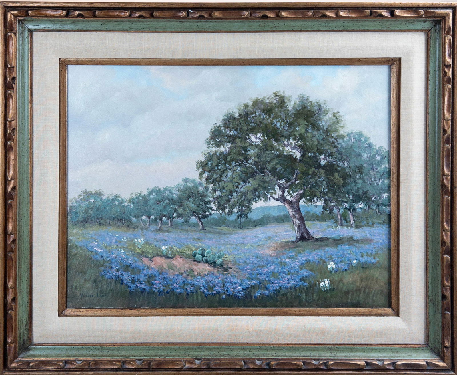 Vivian Love, Verbena Fields, oil on canvas (1 of 6)