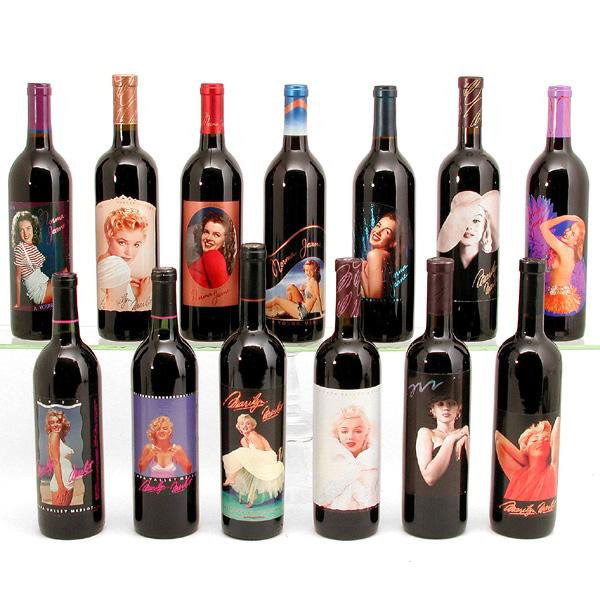 13 Marilyn Merlot Wine, 13 Unopened Bottles