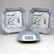 475: 3 Japanese Blue & White Porcelain Chargers, 19th c