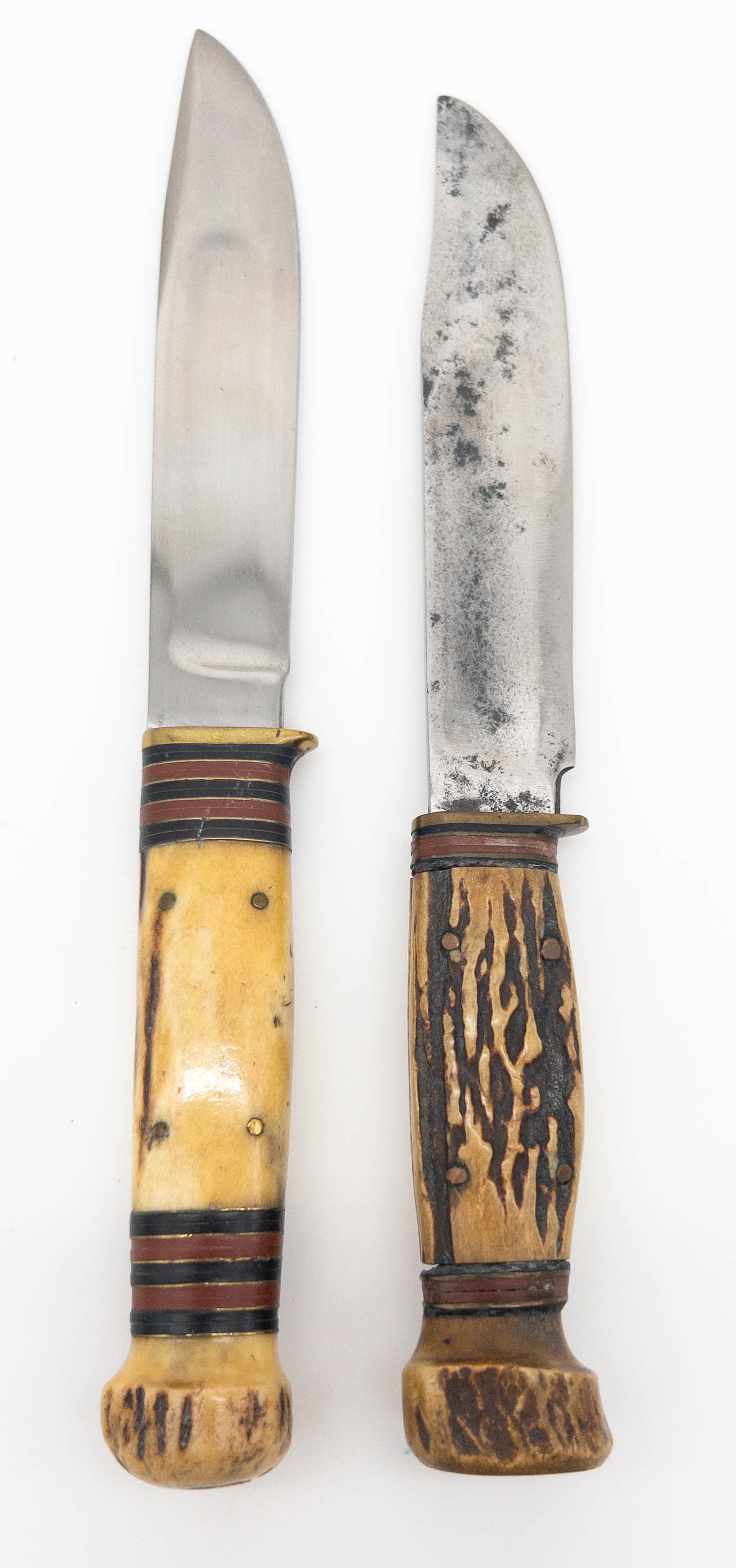 Two (2) Marbles Stag Handle Knives (1 of 7)