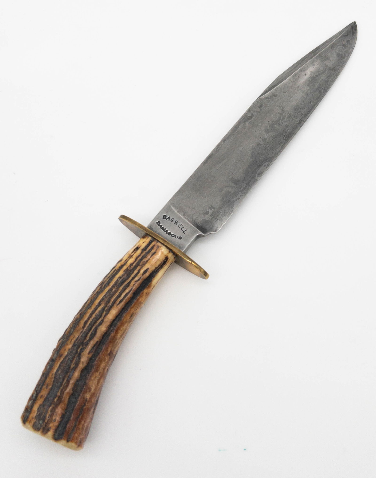 Bagwell Damascus Bowie Style Knife (1 of 9)