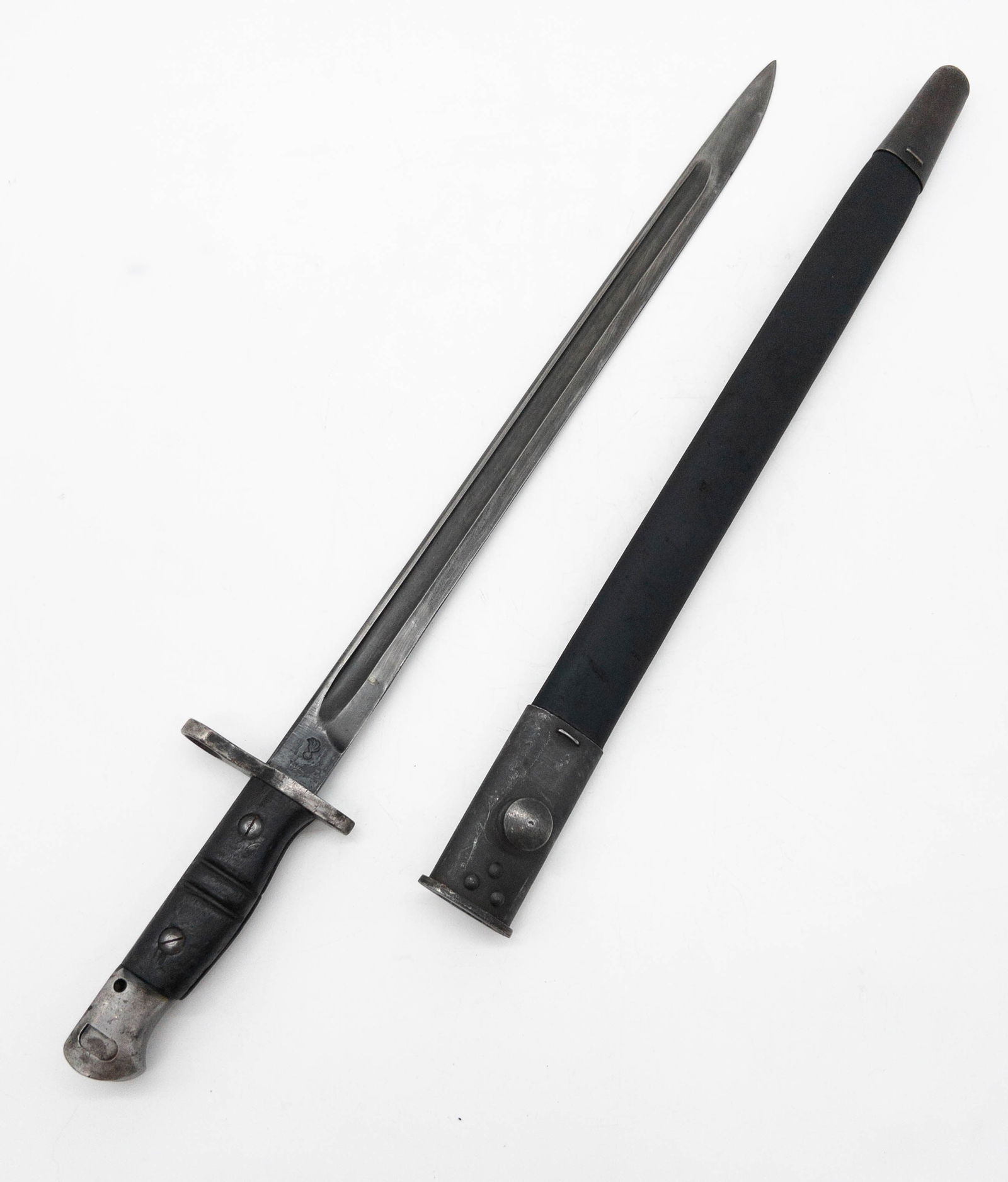 WWI US 1917 Endfield Winchester Bayonet with Scabbard (1 of 11)