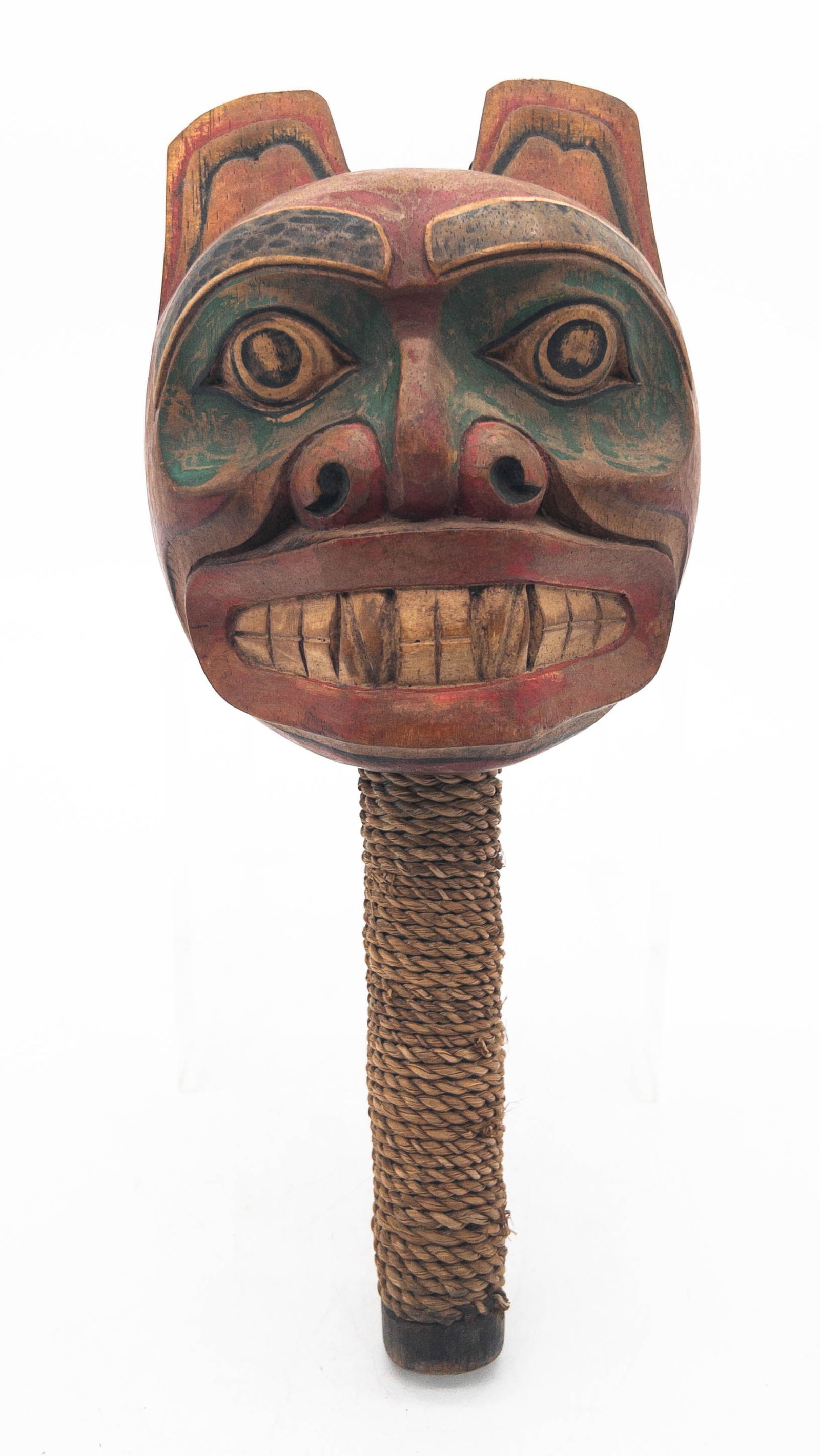 Northwest Coast Tlingit or Haida Shaman's Rattle (1 of 7)