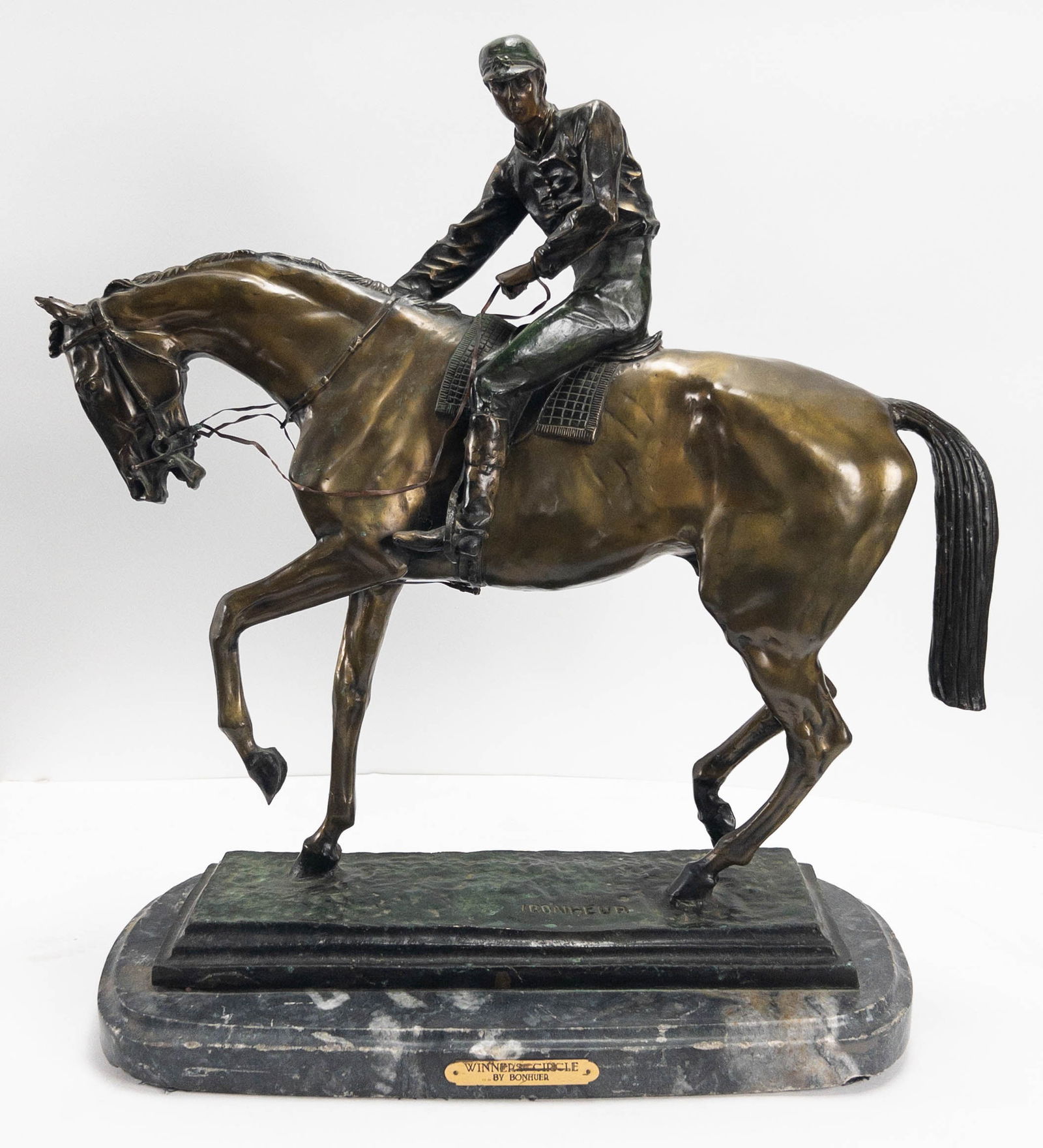 After Isidore Jules Bonheur Bronze Jockey & Horse (1 of 8)