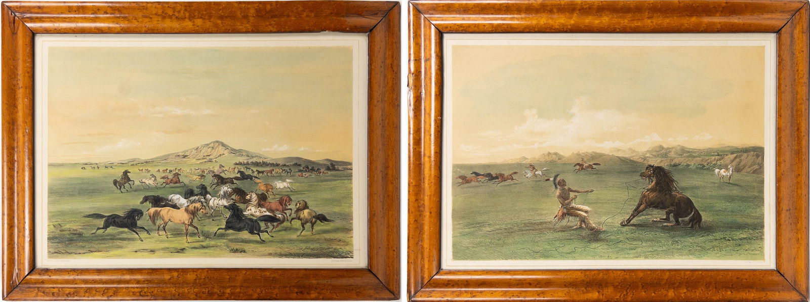Two (2) George Catlin Lithographs, Day & Haghe / McGahey (1 of 13)