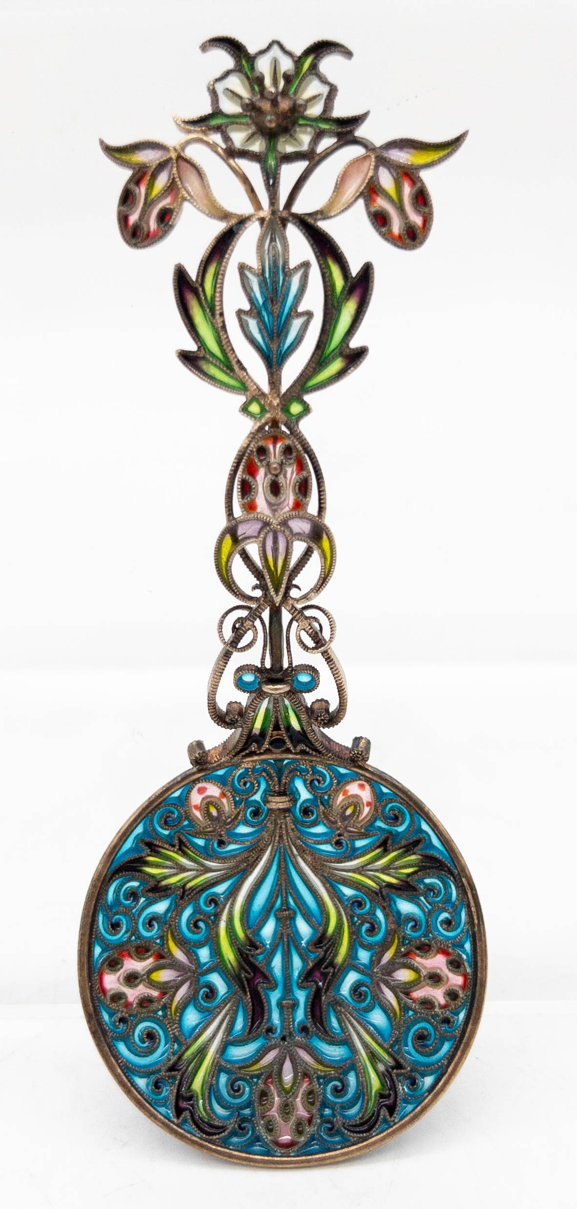 Jacob Tostrup Silver & Plique-a-jour Spoon (1 of 6)