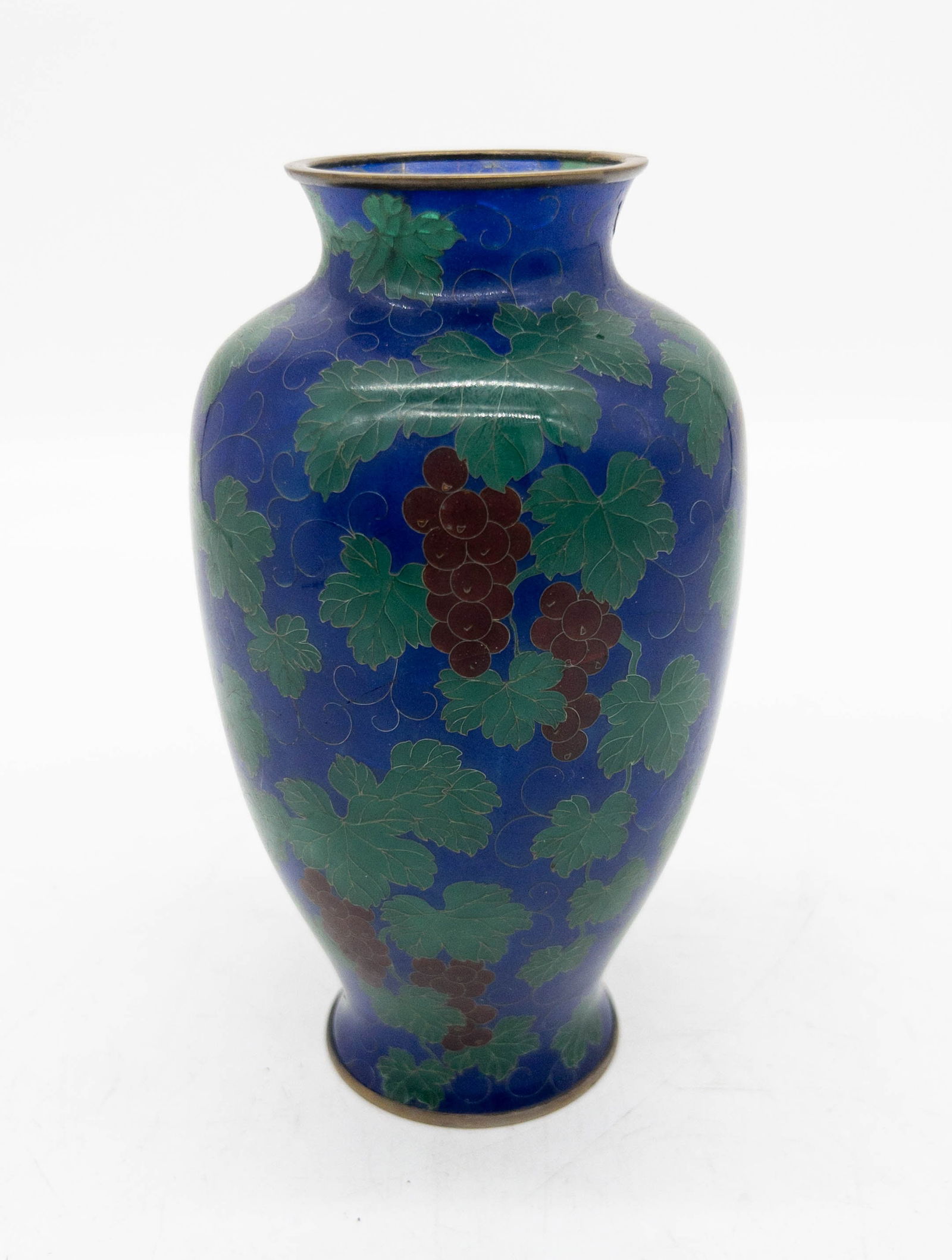 Yamamoto Japanese Plique a Jour Enamel Cloisonne Vase (1 of 6)