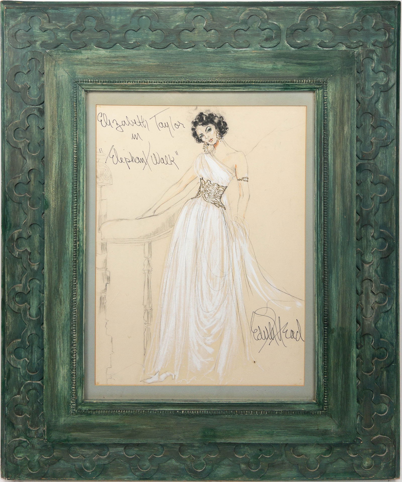 Edith Head Original Costume, Elizabeth Taylor, Elephant Walk (1 of 6)