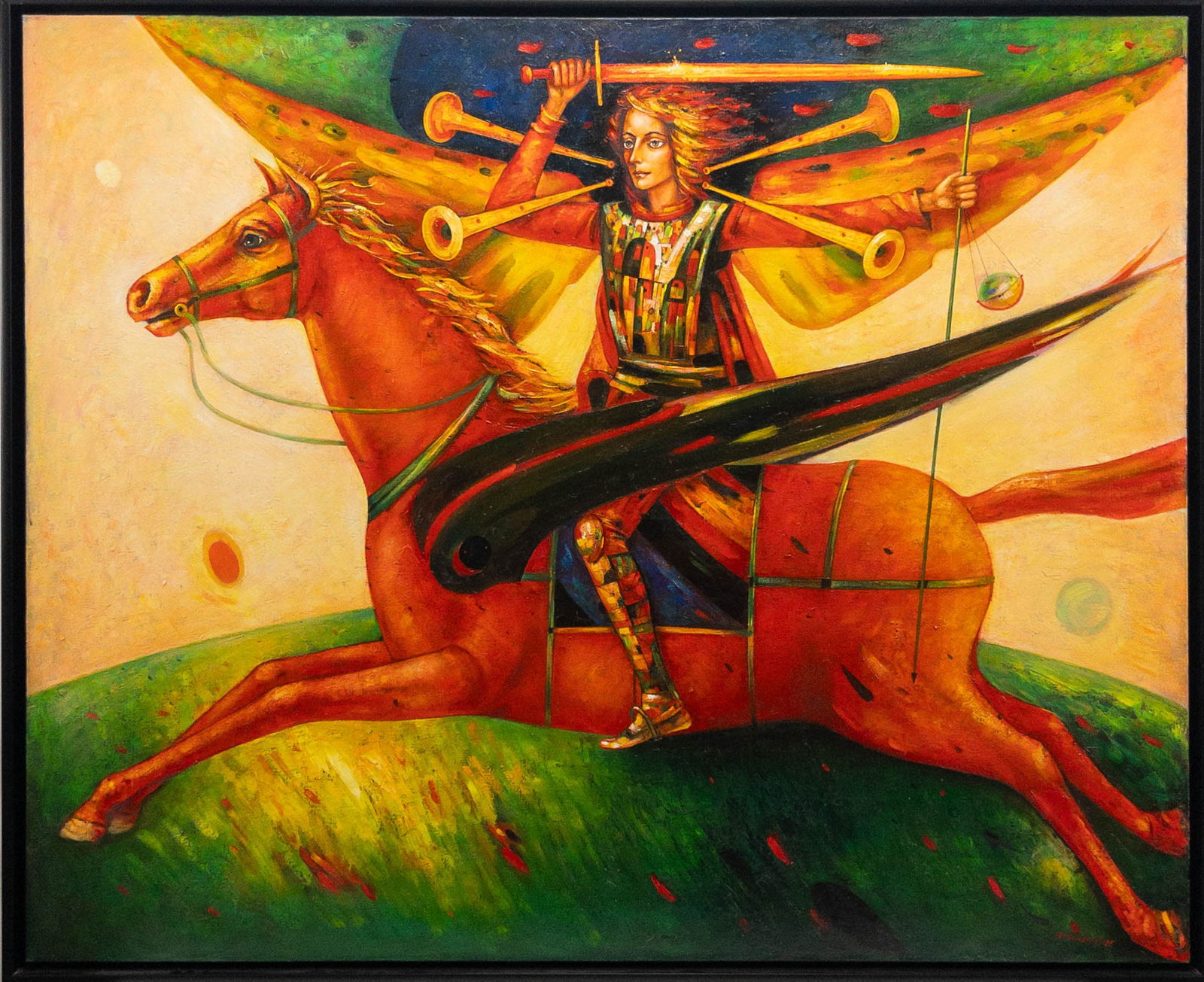 Mihail Aleksandrov Mythological Acrylic On Canvas (1 of 5)