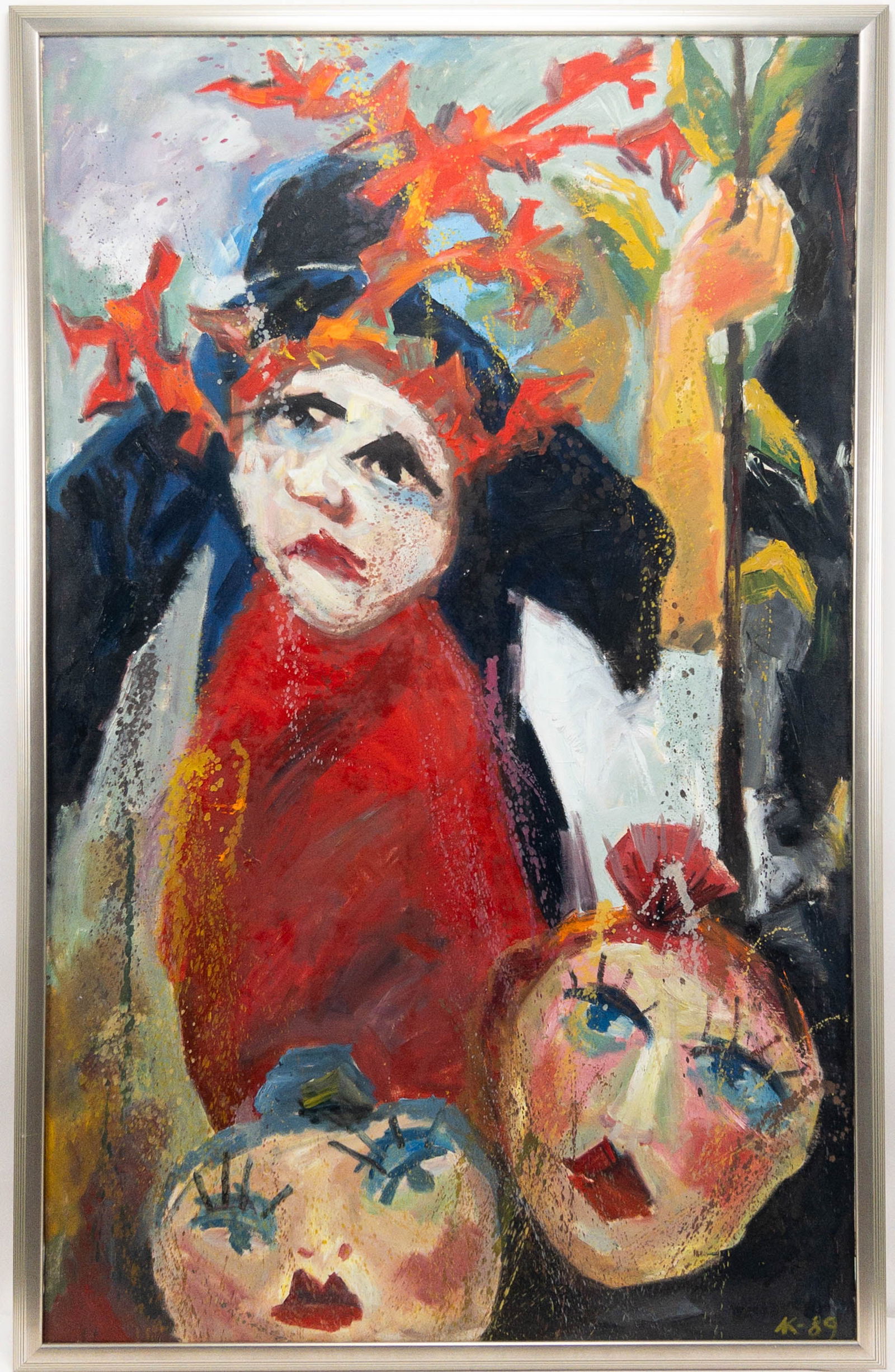 Lev Kropivnitsky "Blooming Wand" Oil On Canvas Painting (1 of 7)