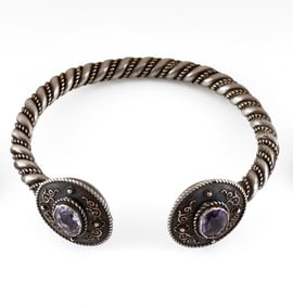 Scottish bracelet with Amethyst