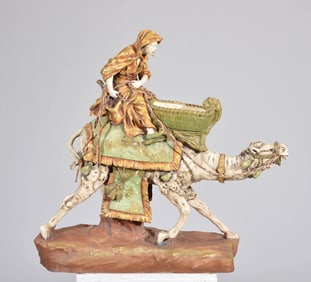 Amphora Porcelain Group. Camel with Bedouin Rider.