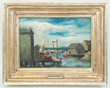 Evelyn Faherty Rockport Maine Oil Painting