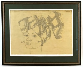 Dorr Bothwell, Nigerian Girl Print 1967. 1/10