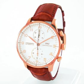 18k Gold IWC "Portuguese" Wristwatch
