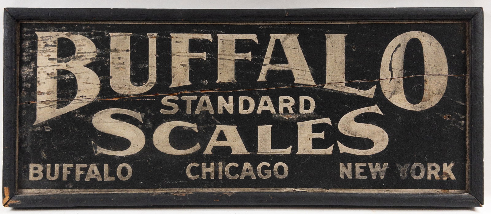 Buffalo Standard Scales, Buffalo, Chicago, New York Wood Sign (1 of 5)