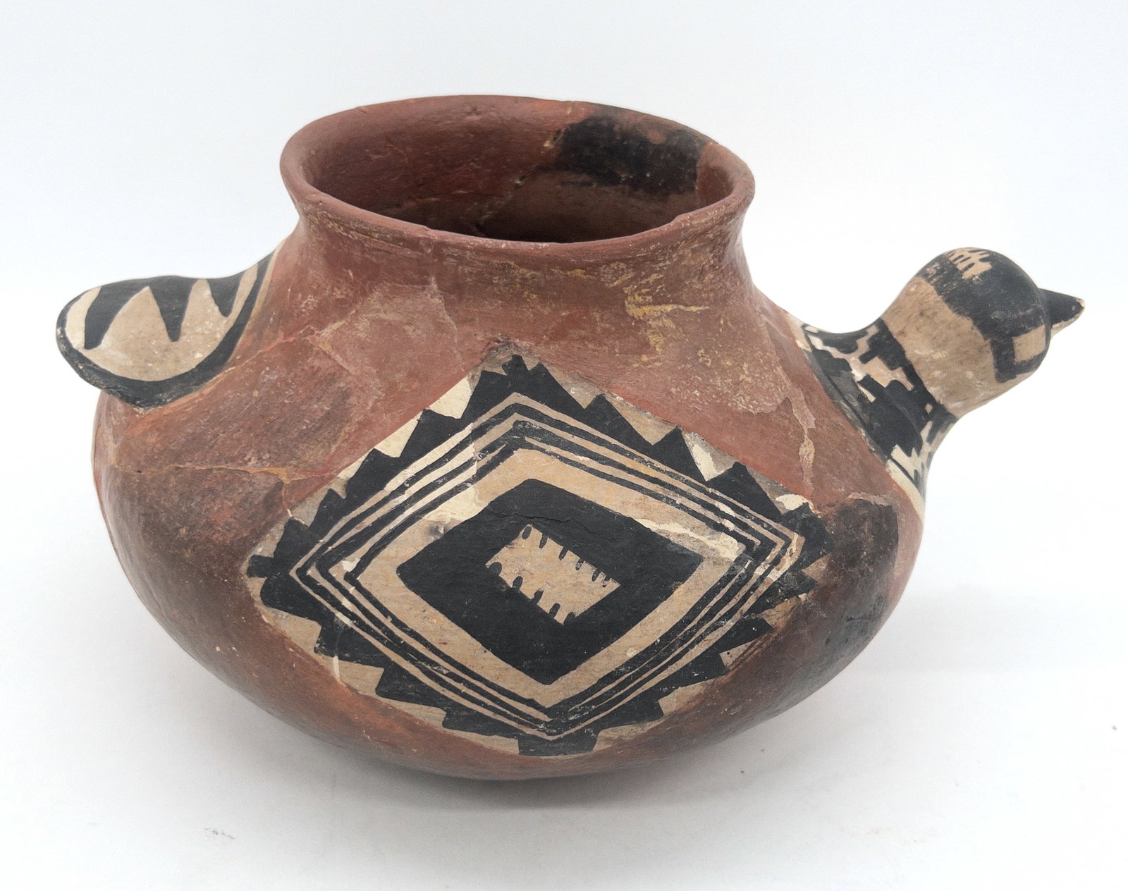 Tonto Polychrome Bird Effigy Potter (1 of 7)