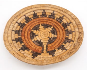 Native American Geometric Woven Tray