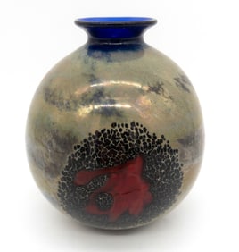 Dick Slater Art Glass Vase