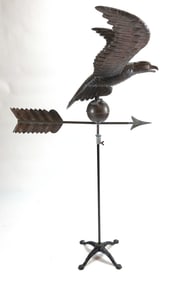 Large Copper Eagle Weathervane, U.S.A.