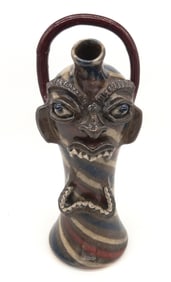 Steve Abee (Lenoir, NC) Southern Folk Pottery Face Jug
