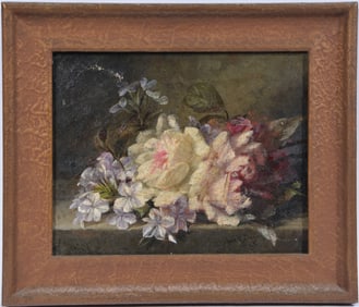 Susie Willard Dugan, Floral Still Life, 1885, o/c