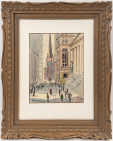 William Dampier, Wall Street, Watercolor