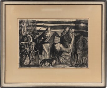 Benton Spruance "Anabasis 8" Lithograph