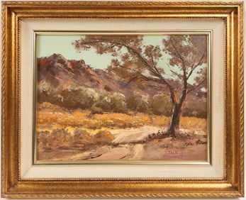 Jack Hannah (Disney Artist) Signed Landscape Painting