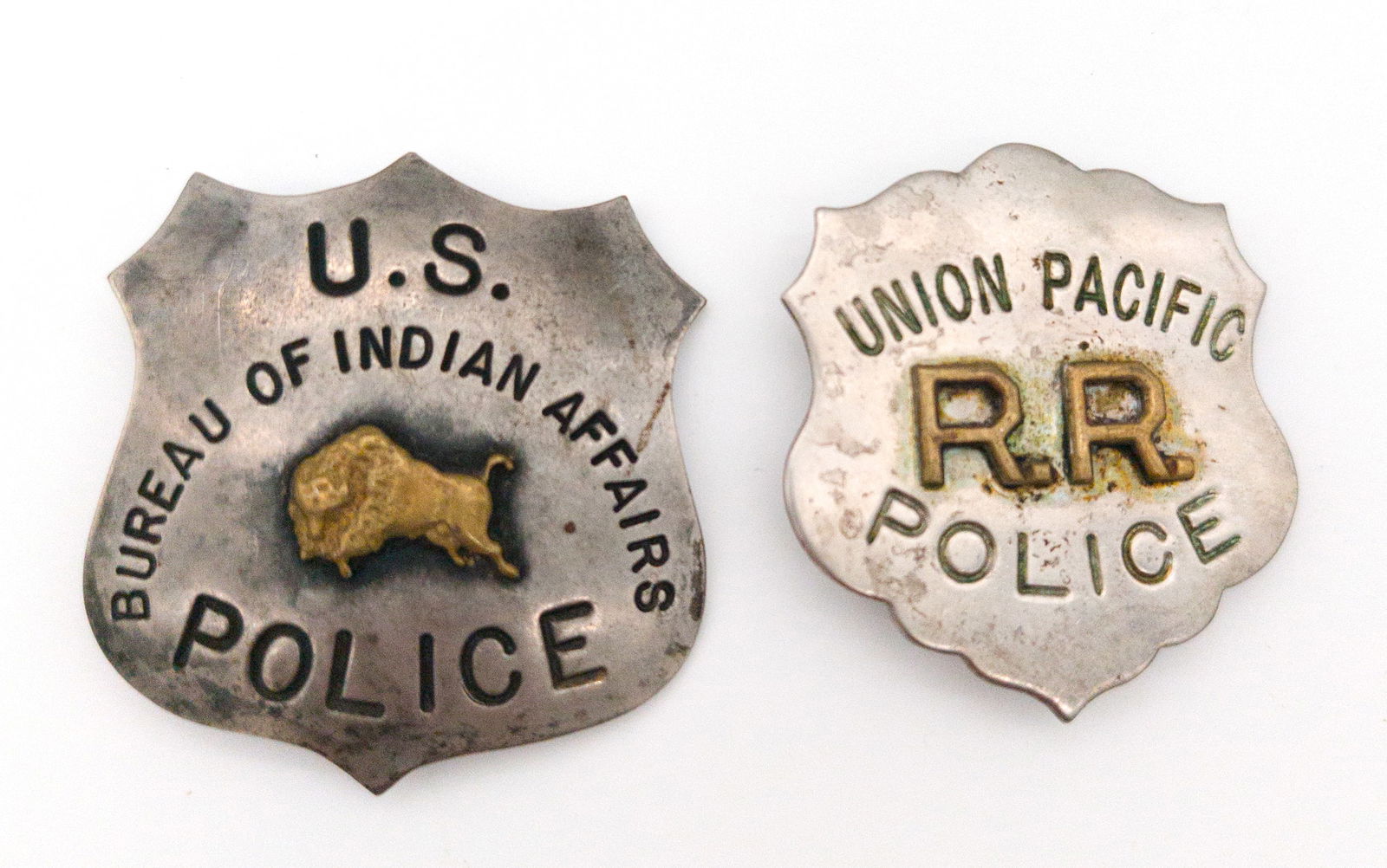 Lot of 2 Antique Police Badges (1 of 5)