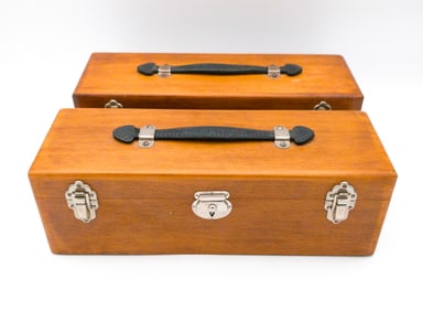 38 Medical Anatomy Magic Lantern Glass Slides in Boxes