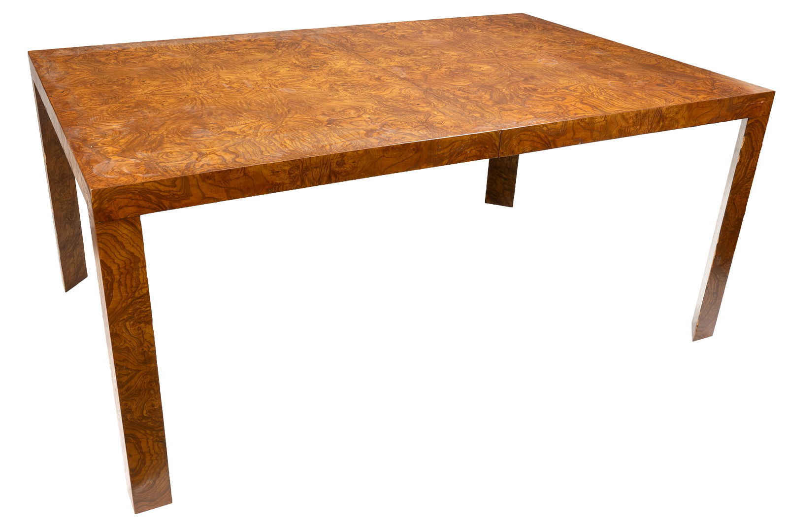 Wormley for Dunbar Burl Dining Table with Two Original Leaves (1 of 5)