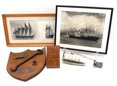 Lot of Maritime and Nautical Souvenirs