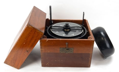 Vintage US Navy Pelorus Nautical Compass In Box