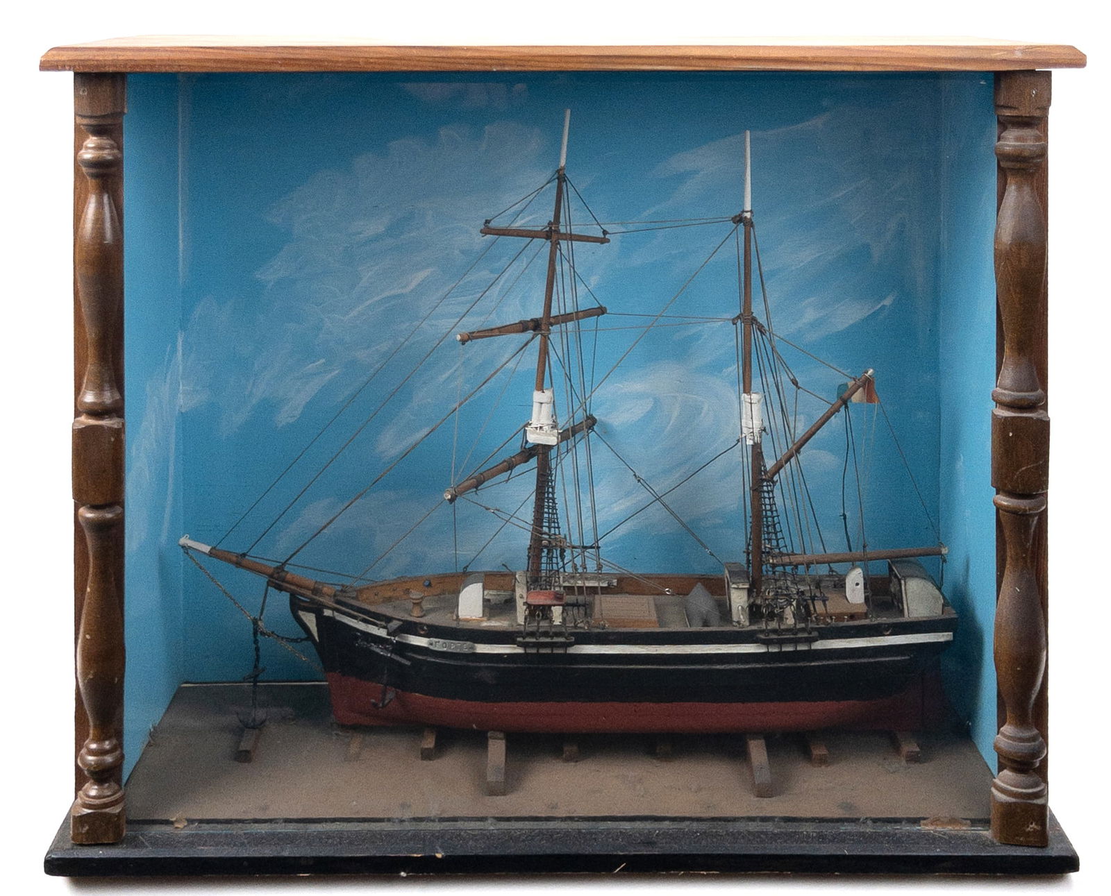 Shadow Box Diorama Full Ship Model (1 of 5)