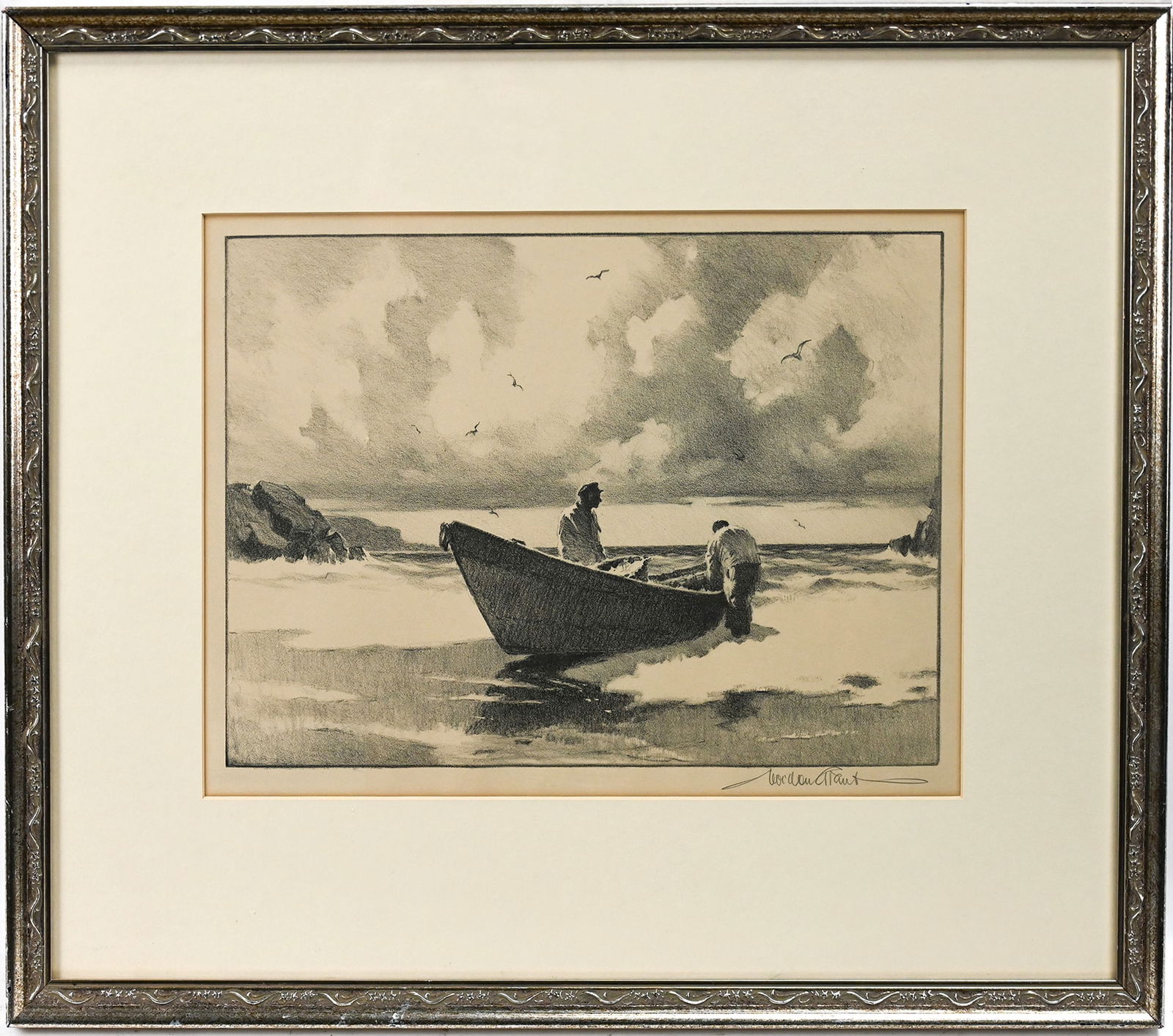 Gordon Grant "Beaching The Dory" Lithograph (1 of 4)